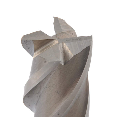 HHIP 5802-0437 7/16" x 3/8" 4 Flute High Speed Steel Center Cut Single End End Mill