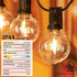 G40 Bulbs 1W Bulb E12 C7 1.5 Inch Dimmable Bulbs, (10Pack 2200k), Led Replacement Light Shatterproof Globe fits