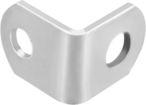 18mmx18mmx15mm, Pack 20 uxcell Stainless Steel Shelves Corner Brace Joint Round End L Shape Angle Corner Fastener