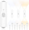 LYIYEYAN 4-Pack Motion Sensor Ambient Light, Rechargeable Dynamic Smart LED Wall Lamp, Magnetic