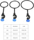3 Pcs Laboratory Support Stand Clamps, Iron Steel Black Coating Retort Clamp Set for Chemistry Lab