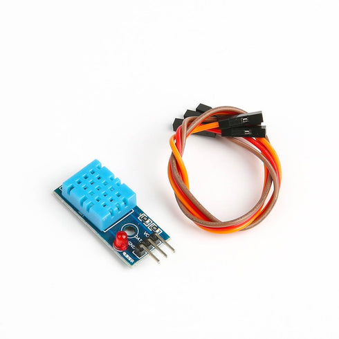 SHILLEHTEK DHT11 Temperature & Humidity Sensor Module with LED & Cable for Arduino, Raspberry Pi, ESP32.