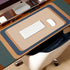 Blue,80cmx 40cm) Cork Desk Mat - Dual-Sided Desk Pad for Office and Home - Desk Organization and Accessories - Ideal