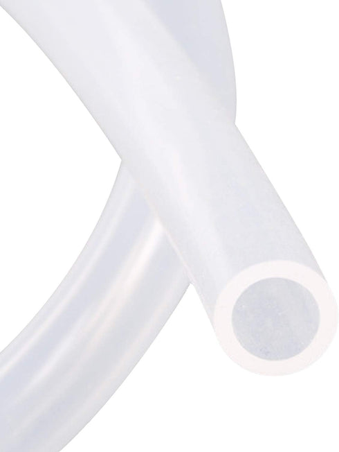 5/16"(8mm) 1/2"(14mm) 10FT(3m) HFS (R) Silicone Tubing Food Grade Vacuum Tube for Home Brewing Winemaking ID X OD X