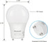 DEWENWILS GU24 LED Light Bulb, 60W Equivalent, 9W 800 Lumens, Dimmable, 5000K Daylight White, 4 Pack