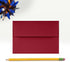 LUXPaper 4Bar A1 Invitation Envelopes, Peel & Press, 50 Qty, Garnet Red, 80lb. Text