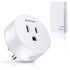 ELECTOP Remote Control Outlet, 15A/1500W Wireless Power Switch, Long Range Electrical Switch for Lights and Appliances
