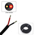 26AWG UL2464 Power Cable, Flexible Stranded Electrical Wire, Red & Black, 25ft Tinned Copper