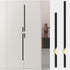 YHBZ 12in,Furniture Handle,1-Pack Tables,Wardrobe,Cabinet,Holedistance224mm Modern Wardrobe Handles Pulls Door