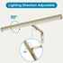 14 Inch 4W CRI90+, 3000K LED Picture Lights for Paintings Plug in, Adjustable Art Light Gallery Wall Light for Display