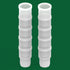 Silicone Lab Stopper, 19# Leak-Proof Lab Stopper for Labware with 19/22 Outer Joint, 10pcs Total