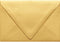 LUXPaper A4 Contour Flap Invitation Envelopes | 4 1/4" x 6 1/4" | Gold Metallic | 80lb. Text | 50 Qty by LUXPaper