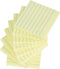 Vanpad Lined Sticky Notes 3x3 Inches, Light Yellow Ruled Self-Stick Pads, 8 Pads/Pack for Home and Office