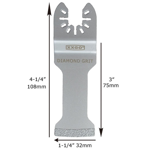 4 Pcs Diamond Oscillating Multi Tool Swing Gritting Grouting Saw Blades XG4203L