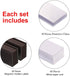 C Channel Magnetic Label Holders 1x3 Inches with Paper Inserts, Pack of 30, Magnetic Data Card Holders