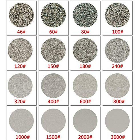 JINGLING Diamond Flat Lap Disc Grinding Disk 4" inch 100mm Arbor 5/8 Grit 600 Fine