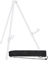 PATIKIL 1 Set Tabletop Easel Stand for Display, 14in Table Top Easel Stand, Small Portable Tripod Aluminum for Signs,