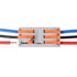 10pcs Compact Conductor Connectors - Lever Wire Nut Electrical Connectors for 3 Circuit Splices 28-12 AWG