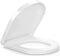 SADALAK D/U Shape Toilet Seat,Soft Close and Quick-Release for Easy Cleaning Toilet