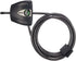 Master Lock Black Python Bike Lock with Key, 6 Feet Long, Adjustable Metal Cable Lock