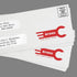 LUXPaper #10 Business Double Window Envelopes, Security Tint, 4 1/8" x 9 1/2", White, 250 Qty