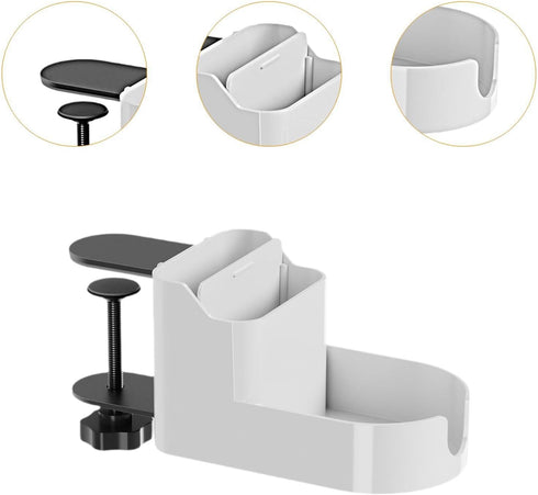 Generic Desk Side Storage Organizer Accessories Holder Table Clamp Desk Organizer for Office