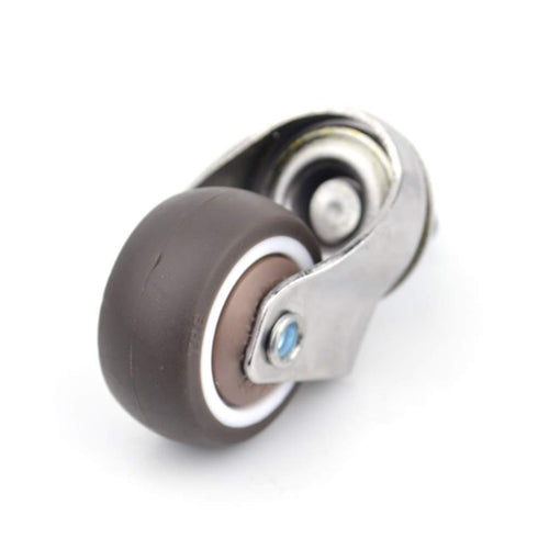 Norgail 1 Inch Small Tiny Shopping Cart Wheel Replacement, Set of 4 Swivel Caster Wheels, 33lb Load Capacity