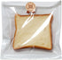 Nanaiche 100 Pcs White Kraft Bread Bag Bakery Bags with Window,Toast bag Toast