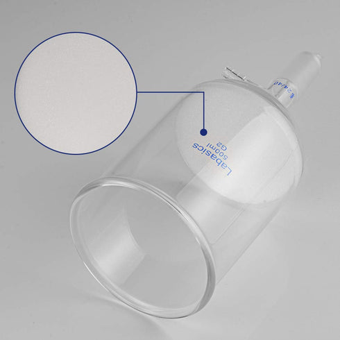 Borosilicate Glass Buchner Filtering Funnel 500ml with Medium Frit (G2), 24/40 Standard Taper Inner Joint
