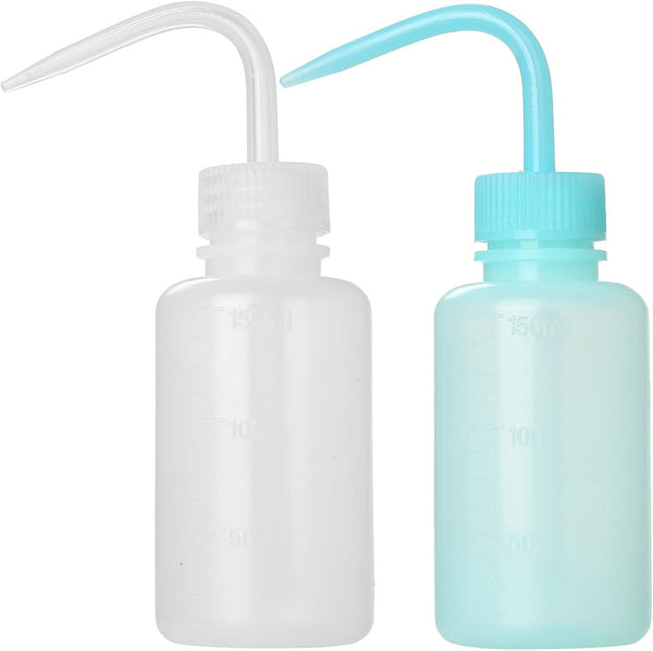 2Pcs Tattoo Wash Bottle 150ml, 5oz Water Squirt Bottle for Succulent Watering, Medical Cleaning Tools