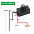 4 Pack Outdoor Photo Control Sensor, Dusk to Dawn Auto On/Off Hard-Wired Lamp Post Photoelectric Switch Sensor