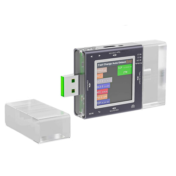 Treedix USB Meter Tester, Multifunction Tester with Color Screen, Fast Charging Protocol