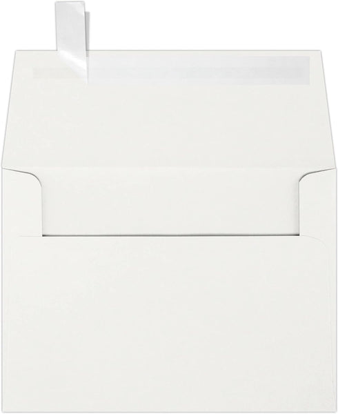 LUXPaper A6 Invitation Envelopes | 4 3/4" x 6 1/2" | Natural White | 80lb. Text | 100% Cotton | 50 Qty