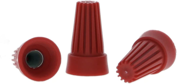 Ideal Electrical 773304 WireTwist Wire Connector, WT6 Red, (25/Bag)