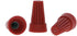 Ideal Electrical 773304 WireTwist Wire Connector, WT6 Red, (25/Bag)