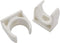 SDTC Tech 12-Pack U-Shaped PVC Water Pipe Clamps, Fit for 25mm OD, Compatible with 3/4" ID PVC Pipe