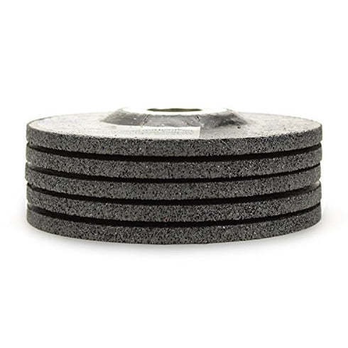 BHA Depressed Center Metal Grinding Wheels for Angle Grinders, 4.5” x 1/4” x 7/8” - 5 Pack