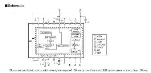 HiLetgo 2pcs GP2Y0E03 Infrared Distance Measurement Sensor Module, 4-50CM Range I2C Analog Output