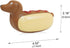 Yobro Desk Stapler Set, Office Supply Kit with Mini Stapler & Tape Dispenser, Dachshund Hot Dog Design with Squeezing