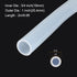 6.6ft 3/4" ID x 1" OD Silicone Tubing Clear Industrial Plastic Tubing Pure Silicone Hoses for Pump Siphoning Draining Irrigation Brewing