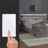 Zigbee Touch Smart Switch, Compatible with Alexa, Google Home, Hubitat, Neutral Wire Required (1 Gang, Black)
