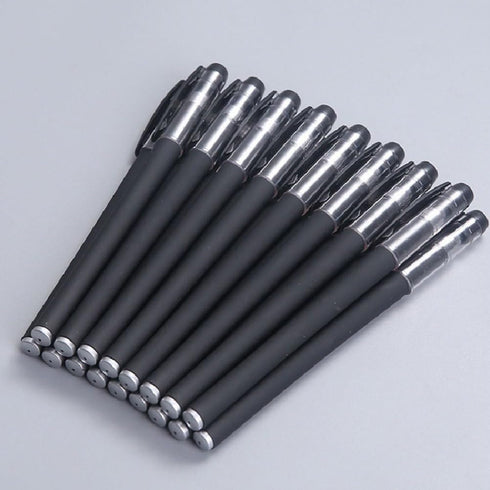 VILLCASE Black Gel Pens, 20pcs Fine Point Black Ink Pens Bulk, Smooth Writing 0.5mm Ballpoint Pens for Office Supplies