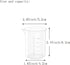 1.7 Oz Transparent Lab Measuring Cup, 50ml Plastic Beaker Cups, for Science Experiment, Liquid Measuring, 12 Pcs