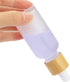 4 Pack Frosted Glass Dropper Bottles, Essential Oil Bottles with Eye Dropper and Bamboo Lids, 30ml/1oz
