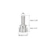 uxcell Knurled Thumb Screws, M4x10mm Brass Shoulder Bolts Grip Knobs Fasteners, Nickel Plated 5Pcs