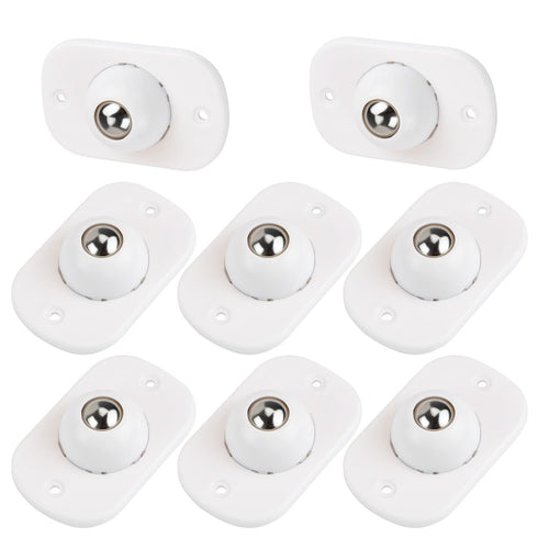 TKYPZY 8 Pcs Self Adhesive Caster Wheels Appliance Rollers for Kitchen 360 Swivel