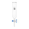 EISCO Dropping Funnel, 250ml - PTFE Key Stopcock, Open Top, Cylindrical, Ungraduated, Borosilicate Glass