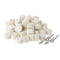 Luo ke 60 Pcs Wool Felt Polishing Pads Quickly Changed Wool Buffing