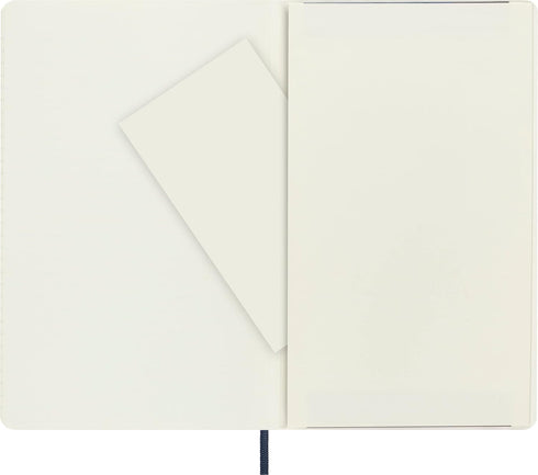 Moleskine Classic Notebook, Soft Cover, Large (5" x 8.25"), Ruled/Lined, Sapphire Blue, 192 Pages