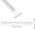 2pcs Side Mounted Plastic Drawer Slides Smooth Sliding Rails for Wardrobe Cabinet Bedside Tables Dressers Runners
